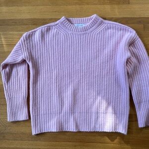 La Ligne Toujours Cashmere Sweater | Pale Pink | XS